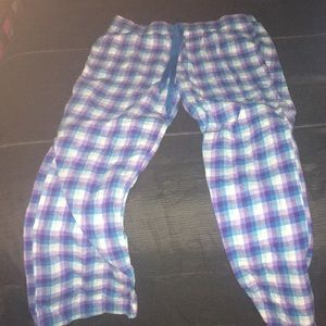 Plaid pj pants